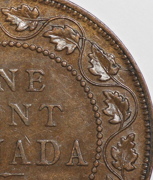 1917-Large-Cent-With-Lots-Of-Die-Cracks
