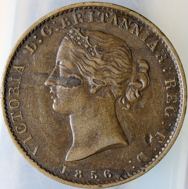 1856-Nova-Scotia-1/2-Penny-Token