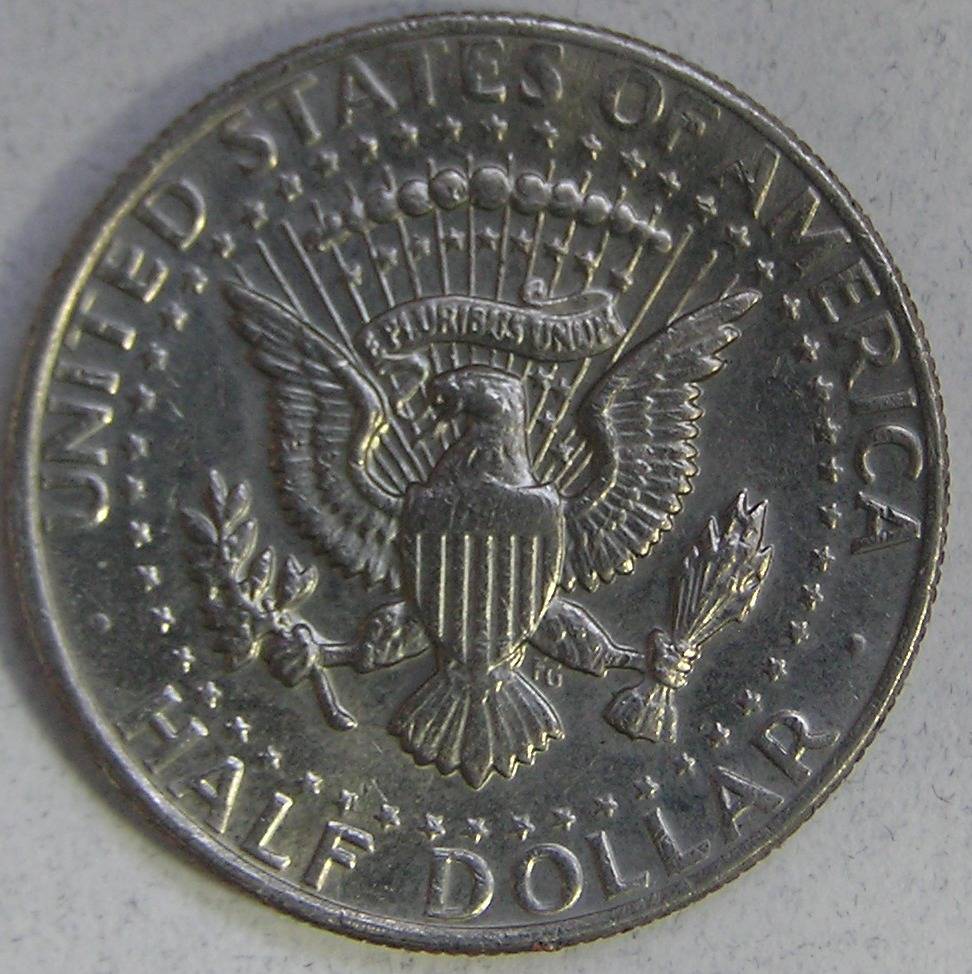 1972-Kennedy-Half-With-Deep-Hole-In-Ear