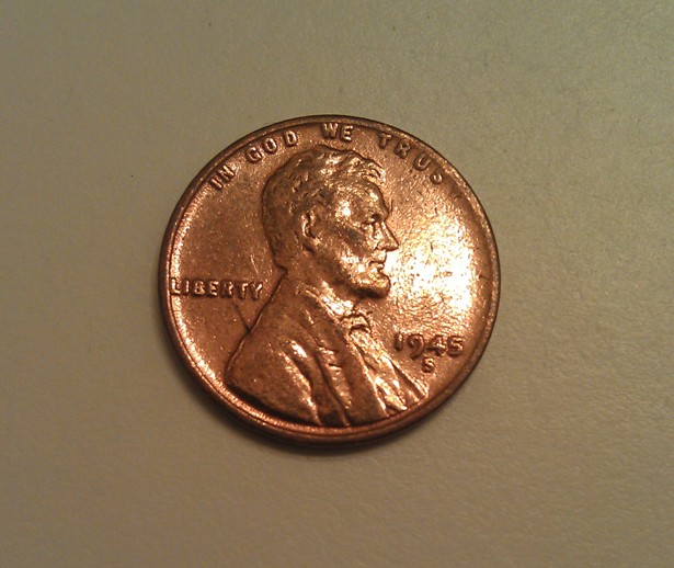 Wheat-Penny-Grade:-1945-S