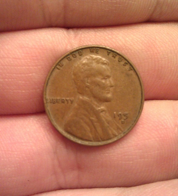 Penny...maybe-1951?-/-Weird-Looking-1932-Penny