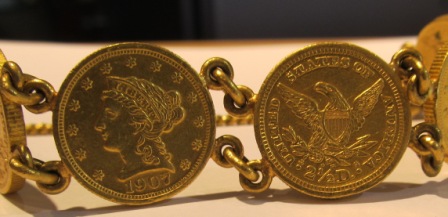Gold-US-$2-1/2-Coins-With-Chinese-Marking