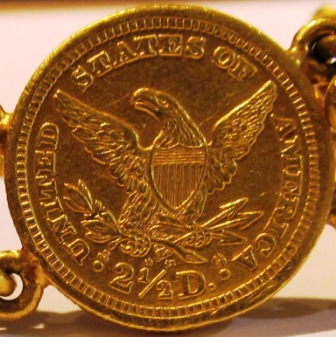 Gold-US-$2-1/2-Coins-With-Chinese-Marking