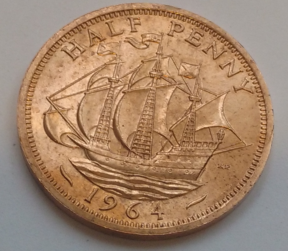 British-1964-Half-Penny---Help-Needed