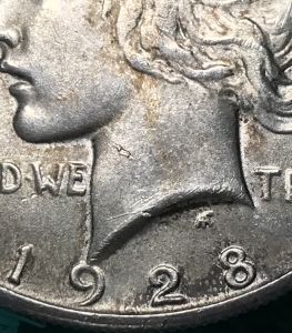1928-P-Peace-Dollar--Coin-One-Of-Two.-Grade-Request-Please