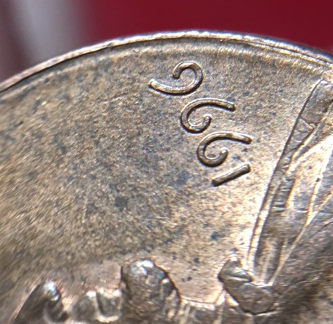 1996-Lincoln-Cent-Errors-Rim-And-Face/Neck