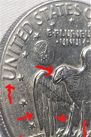 1974-Eisenhower-Dollar-Double-Die