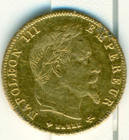 2--5-Francs--Coins---1859-And-1866