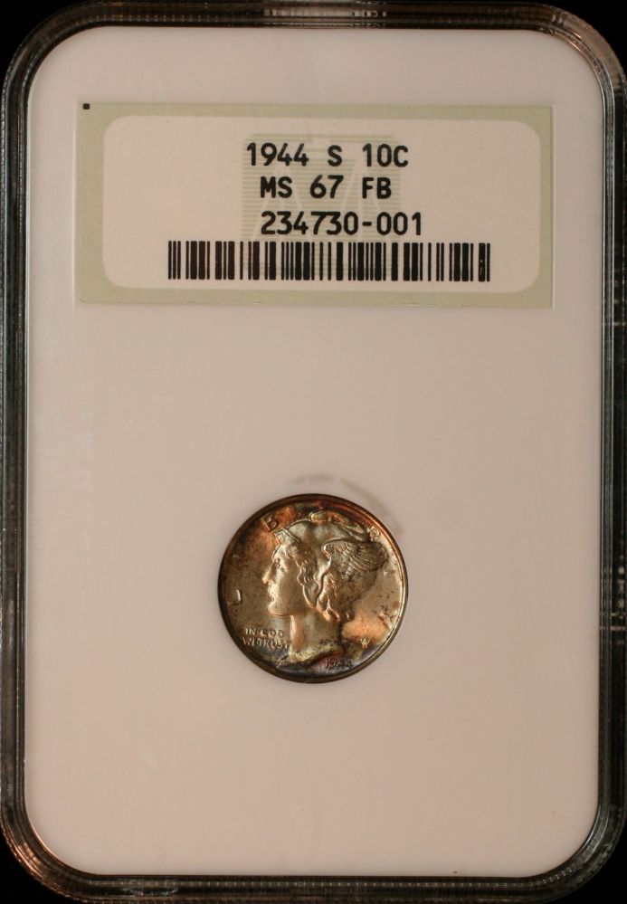 Toned-Mercury-Dimes;-My-Collection-And-Yours