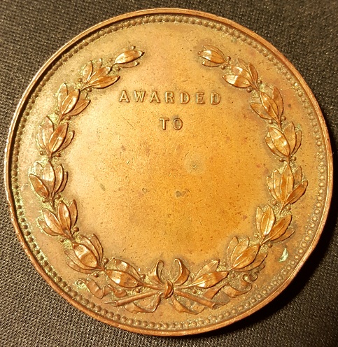 1883-84-Calcutta-International-Exhibition-Copper-Medal