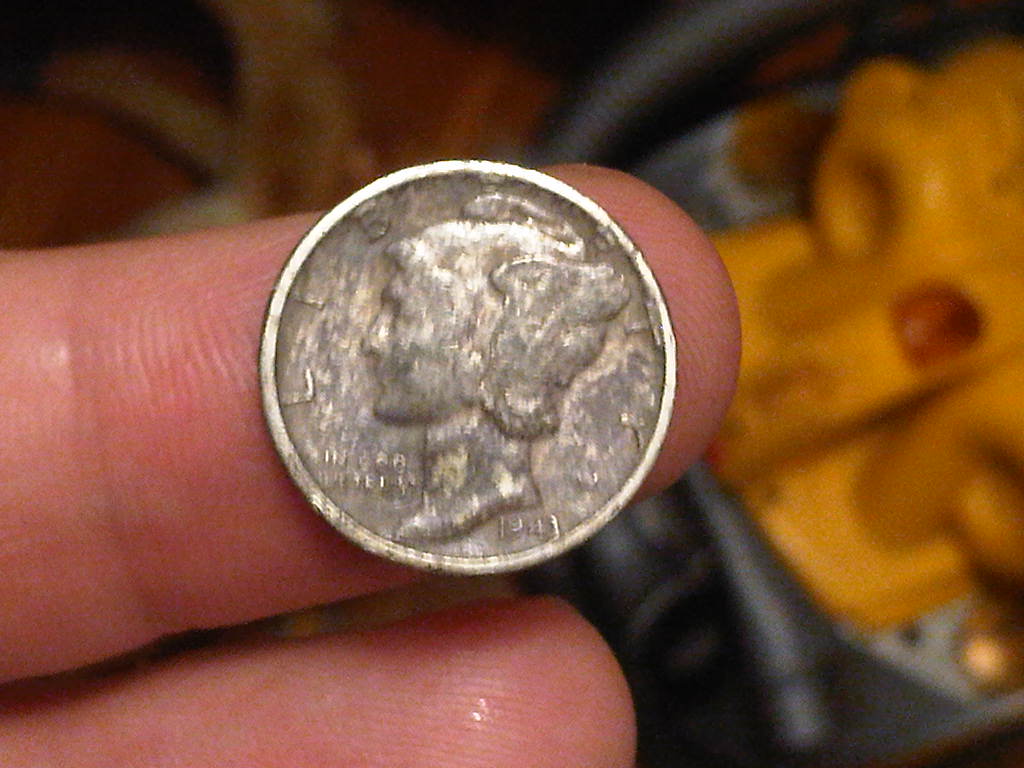 Best-Way-To-Clean-This-Merc-Dime?