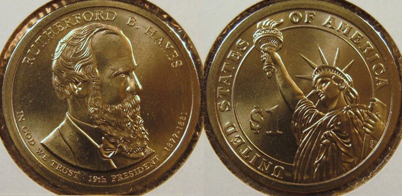 US-Mint-Launches-Rutherford-B.-Hayes-Presidential-$1-Coin