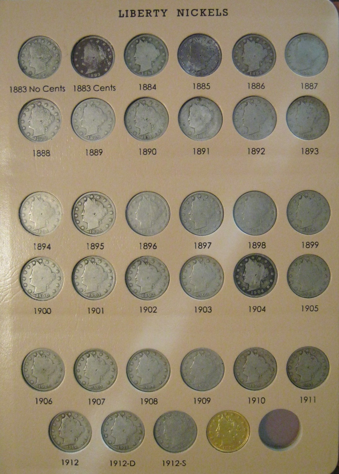 Liberty-Head-Nickel-Dansco-Album
