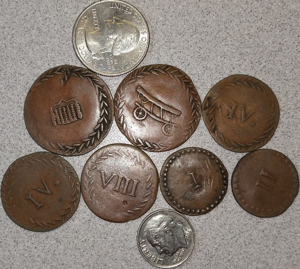 Are-These-Seven-Coins-Ancient?-Are-They-Coins-Or-Tokens?