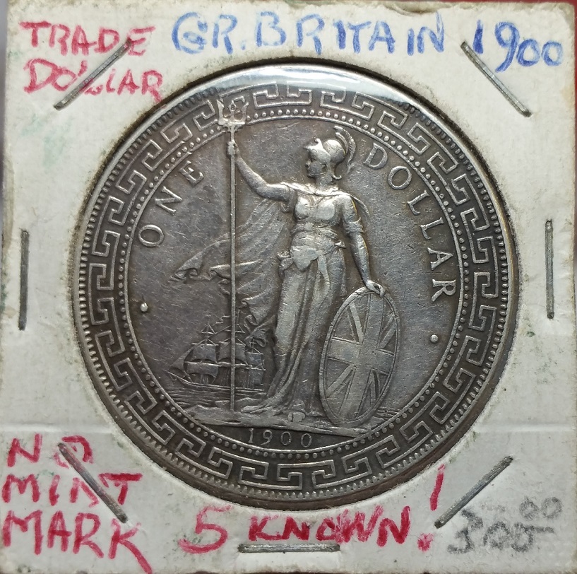 Great-Britain-1900-Trade-Dollar-...-No-Mint-Mark.