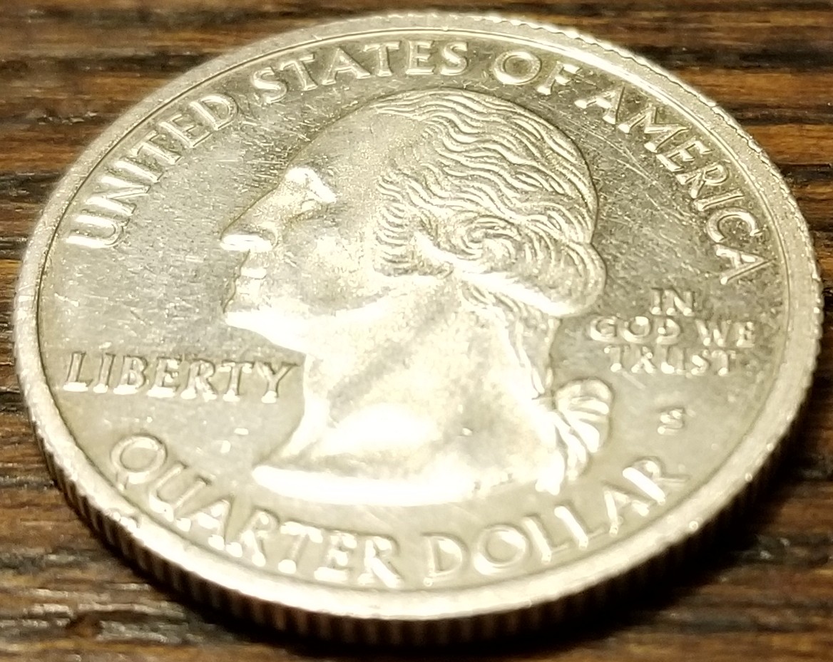 2009-Washington-Quarter,-US-Virgin-Islands,-With-No-Clad-Line