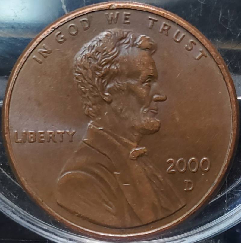 Lincoln-Cent-2000-D.-Thanks