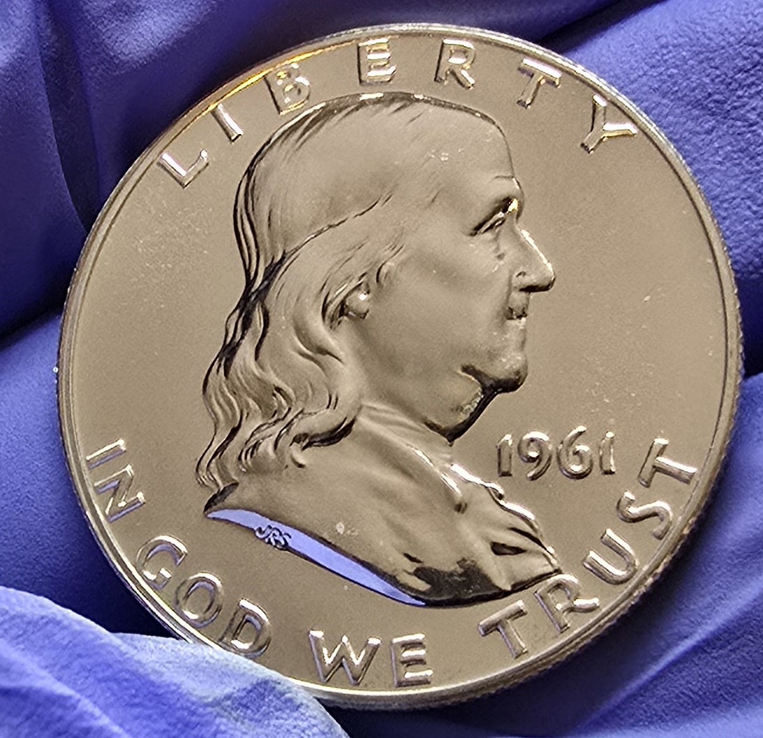 1961-Franklin-50c-Proof-DDR---MS-67-Or-Better---Possible?