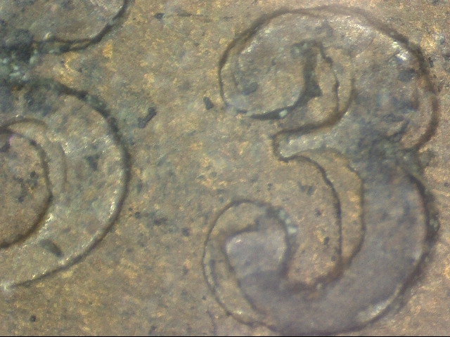 1853-Halfpenny--Repunched?