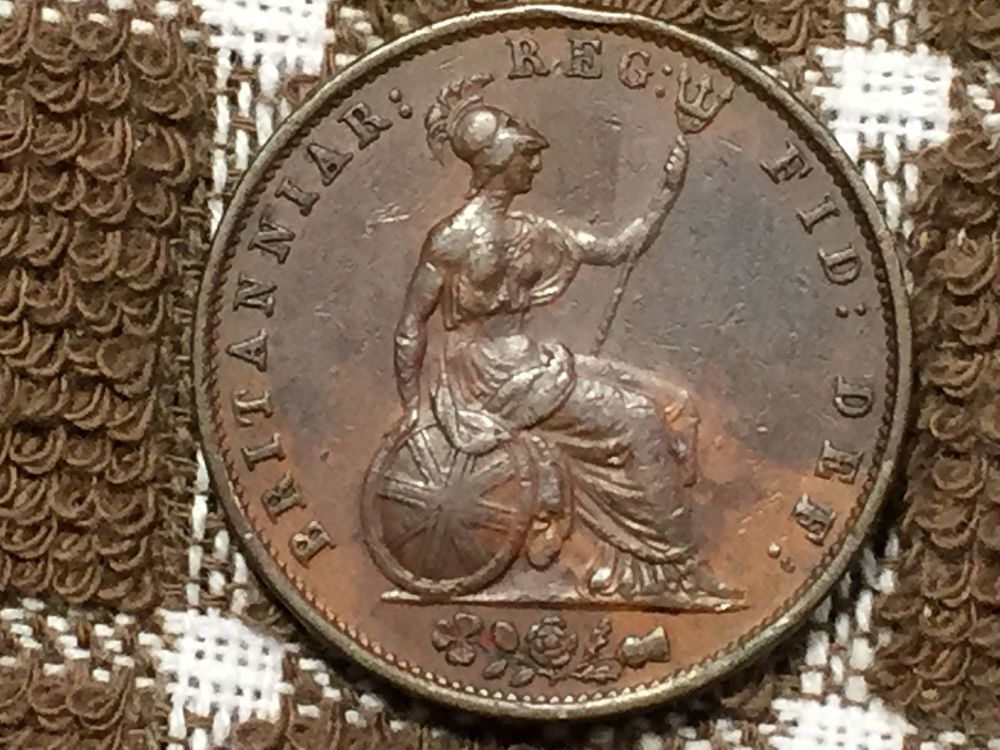 1853-Halfpenny--Repunched?