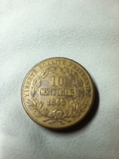 French-10-Centimes-1848...to-Be-Or-Not-To-Be