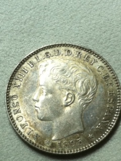 1895-Perto-Rican-20-Centavos-And-1896-40-Centavos