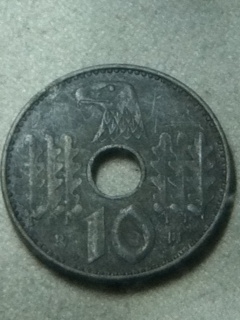 1940A-Berlin-Mint-10-Reichspfennig-Nazi-Coin