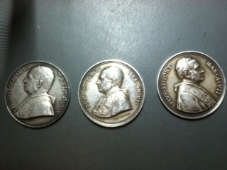 Trio-Of-Pius-Xi-Medals