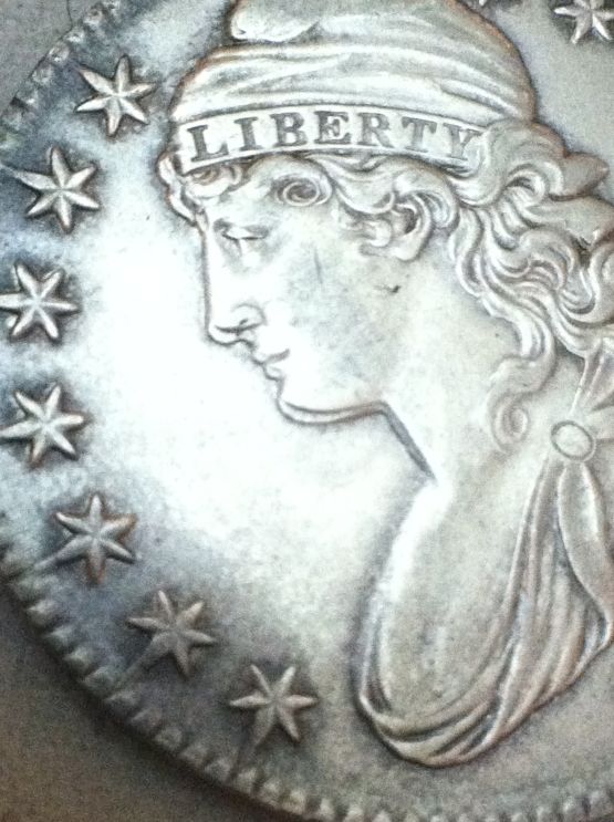1834-Bust-Half-W/Clear-Doubling