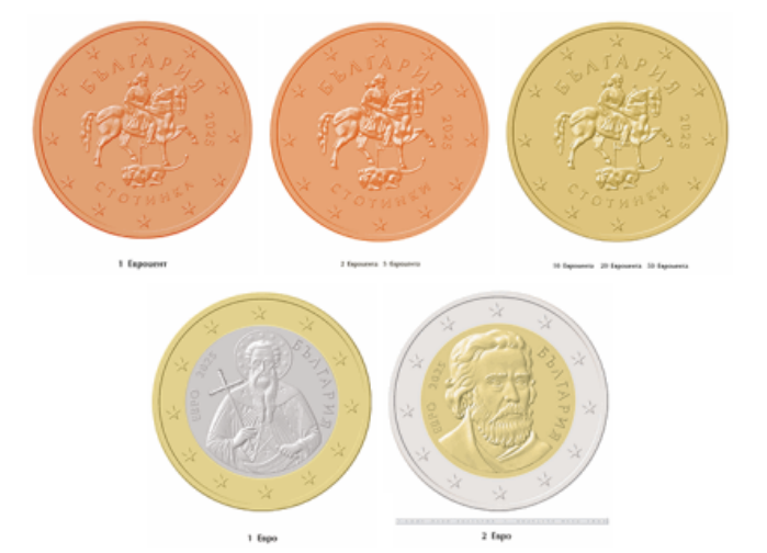 Bulgarian-Central-Bank-Releases-Circulation-Euro-Coin-Designs