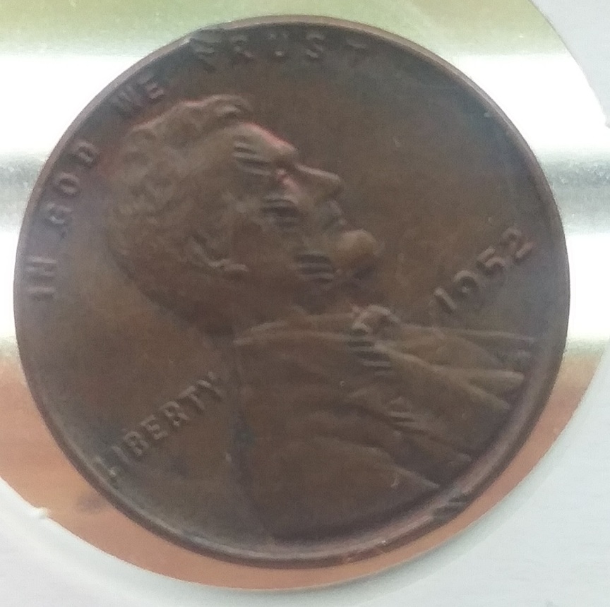 1952-P-Wheat-Cent-Gear-Marks-Across-The-Overse-Side