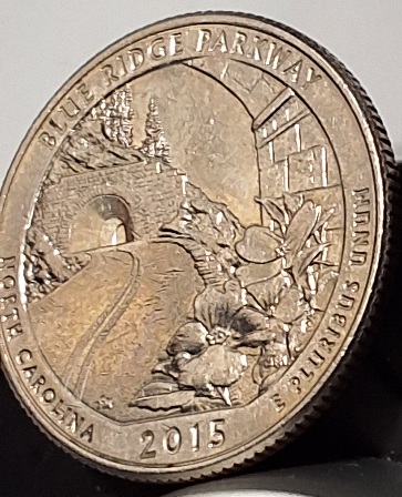 2015-D--Blue-Ridge-Parkway--Quarter-Does-This-Coin-Look-Like-It-Has-A-Proof-Reverse-Or-Something