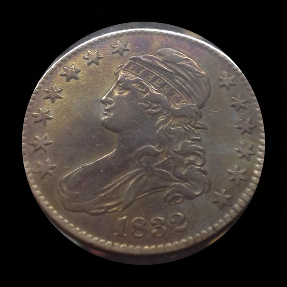 1832-Bust-Half-Dollar-Great-Condition,-Amazing-Toning