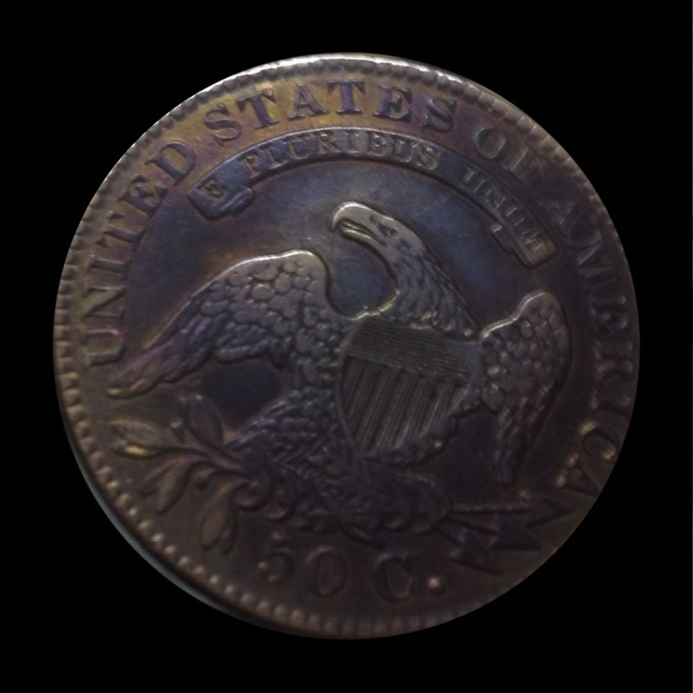 1832-Bust-Half-Dollar-Great-Condition,-Amazing-Toning