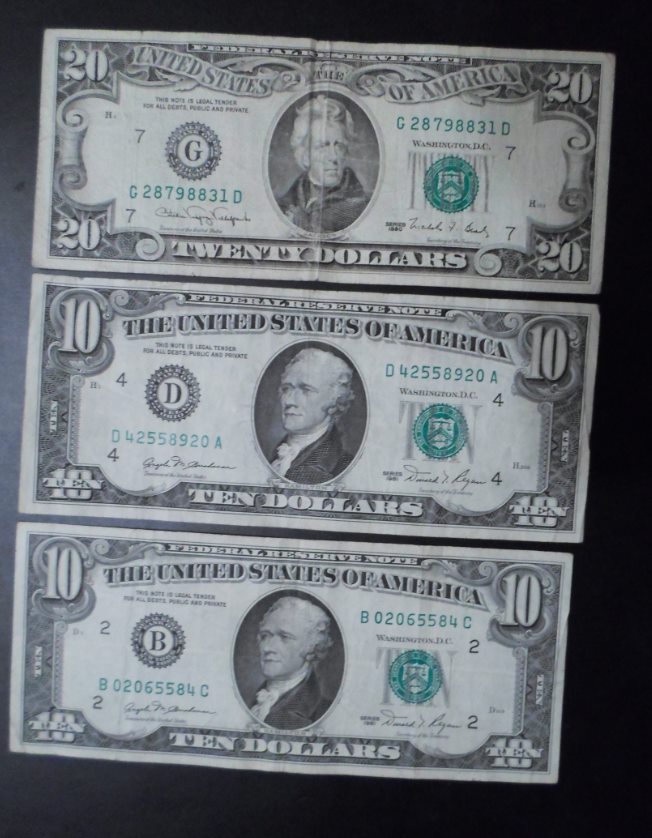 1,10,20-Dollars-USA