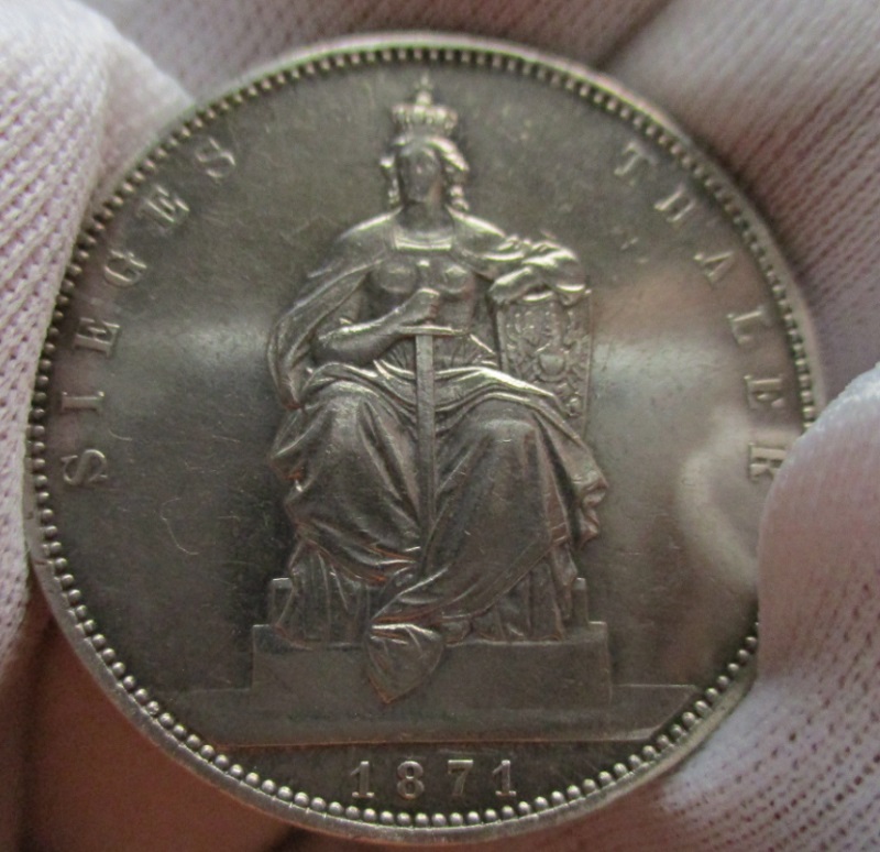 Germany---Prussia-Taler-1871,-Authentic?