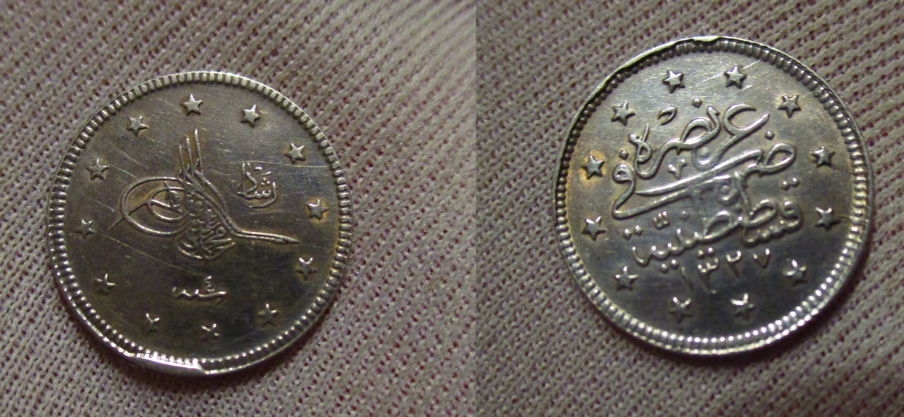 Egypt-Qirsh-1327/4-Error