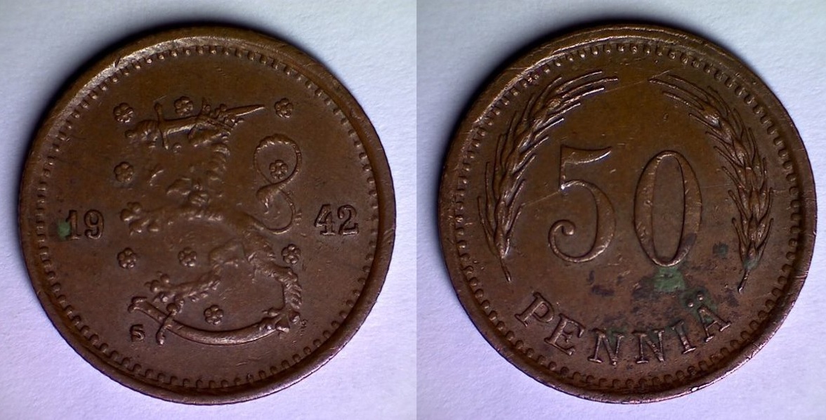 1942-Finland-25-Penni�