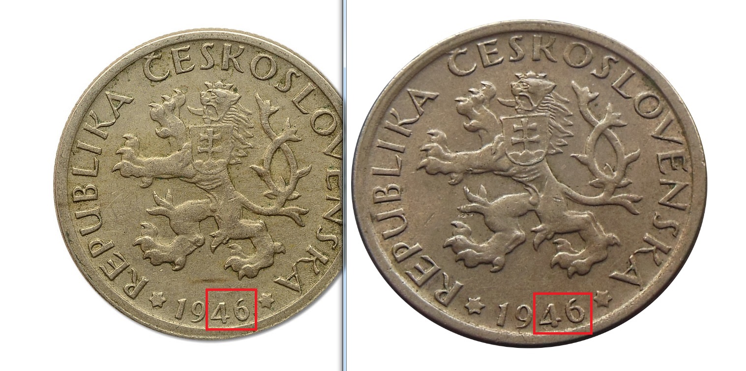 Koruna-1946-KM-19---Czechoslovakia---Varieties-?