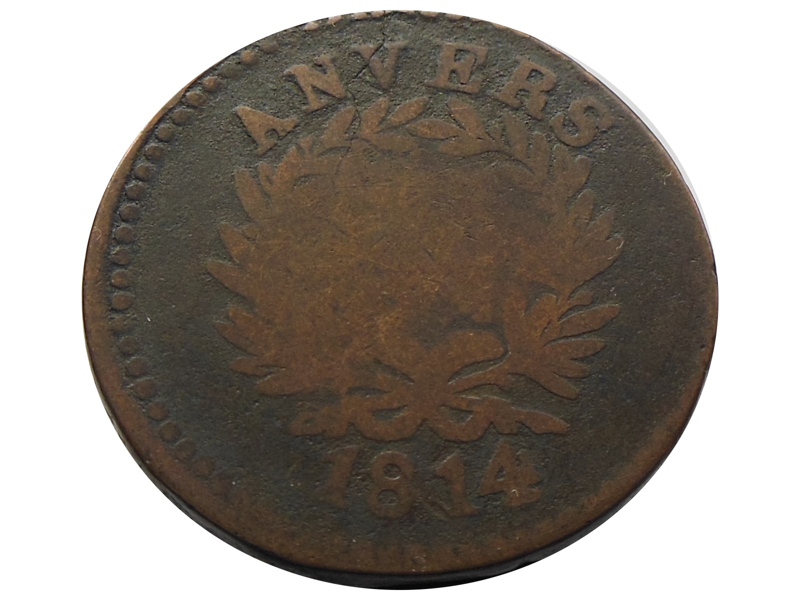 French-States---Anvers-/-Antwerp-1814---2-X-Coins-What-Type-?