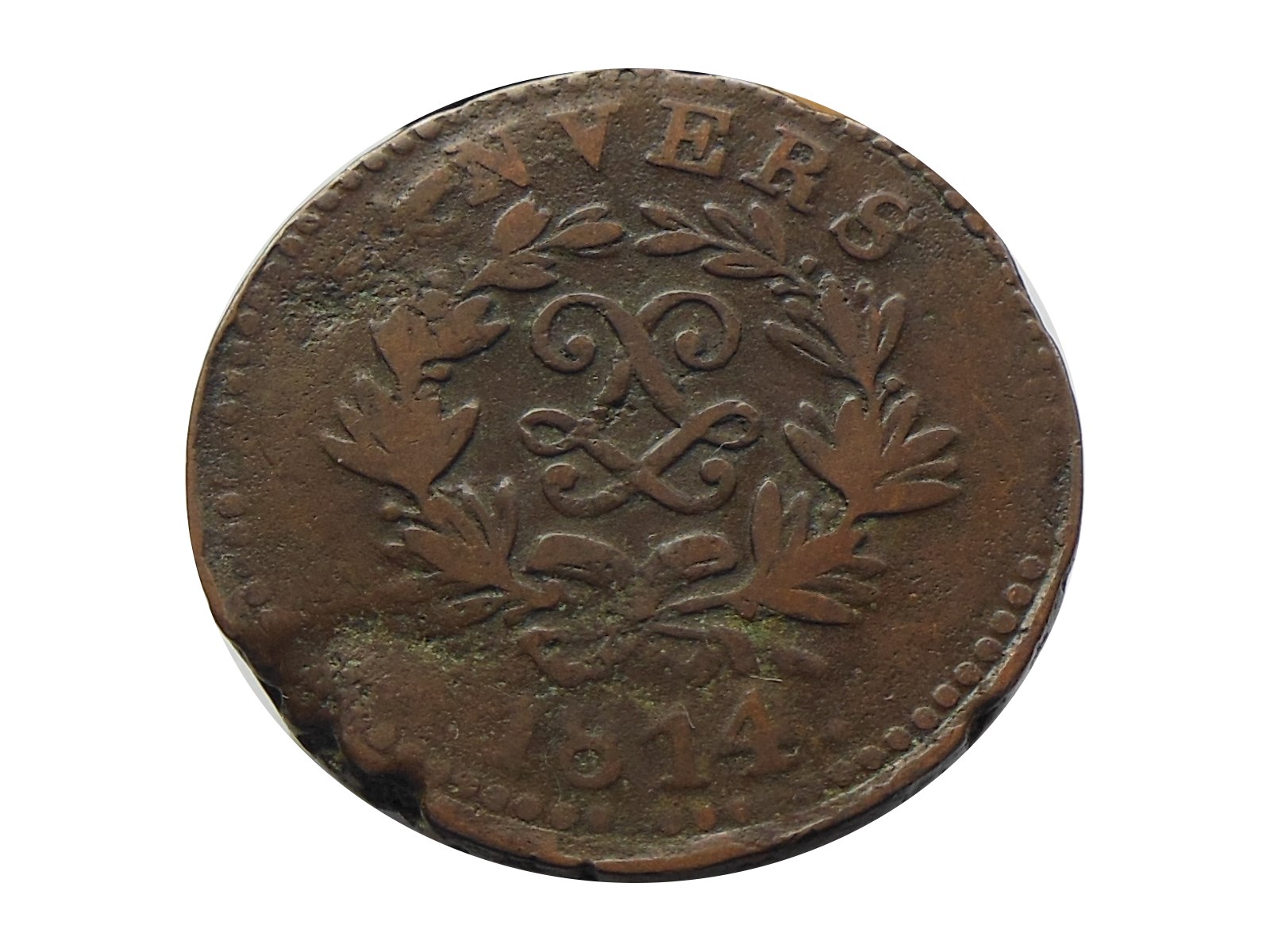 French-States---Anvers-/-Antwerp-1814---2-X-Coins-What-Type-?