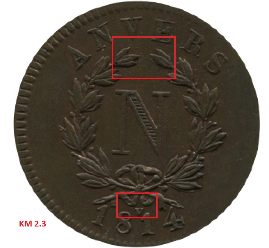 French-States---Anvers-/-Antwerp-1814---2-X-Coins-What-Type-?