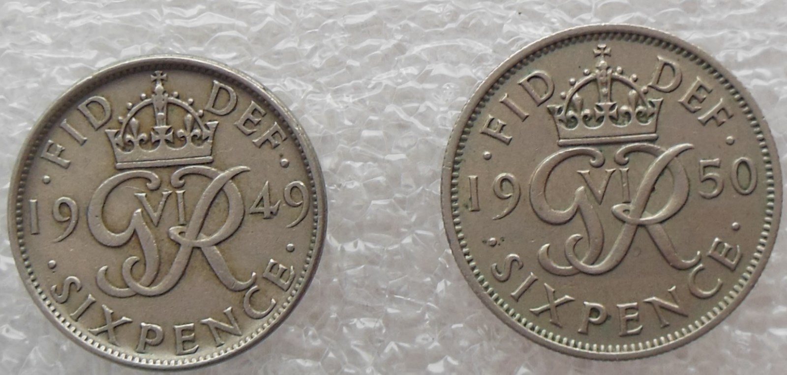 Great-Britain---Smaller-6-Pence-1949-,-KM-875---Error-?