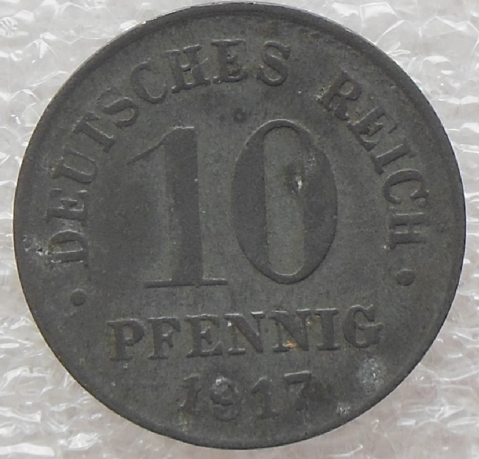 10-Pfennig-1917-Germany---KM-26---Variant-?