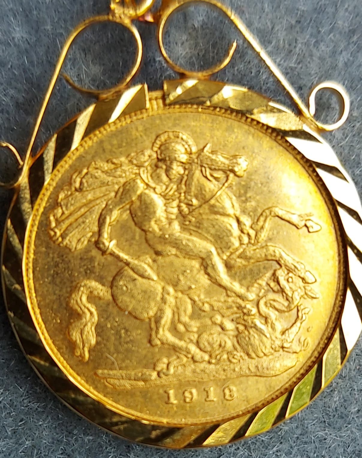 1918-Half-Sovereign:-No-Mintmark?