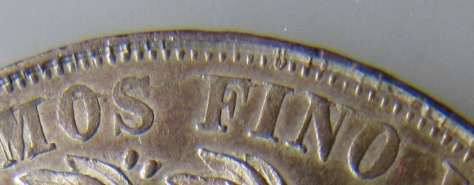 Peru-Silver-Sol-Of-The-Year-1864:-Scarce-&-Interesting-'Derteano'-Variety