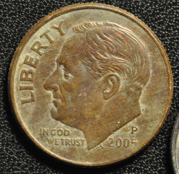 2005-P-Dime.--Missing-Cupronickel-Outer-Layers?