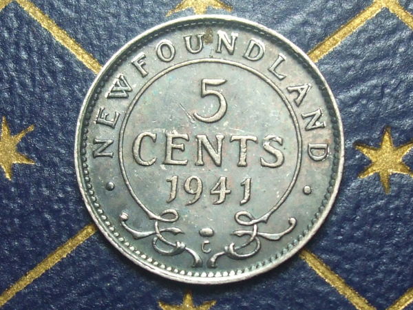 1941-Newfoundland-5-Cent-Silver