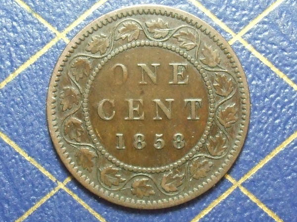 1858--Canada-Large-Cent-And-Its's-Varieties