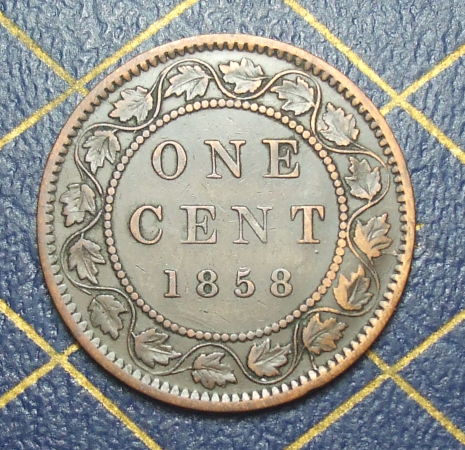 1858--Canada-Large-Cent-And-Its's-Varieties